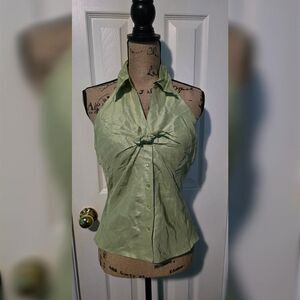 Y2K Women's Green Top